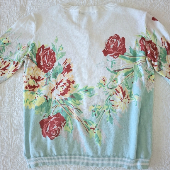 CAbi Cardigan RARE Retro Roses Small - Picture 6 of 8